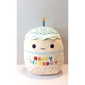 Original Squishmallow Happy Birthday 12" Cupcake‎ Kiks Soft Plush Toy Kids Decor